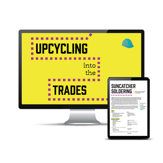 Preview of the digital download for the Upcycling Into The Trades product.