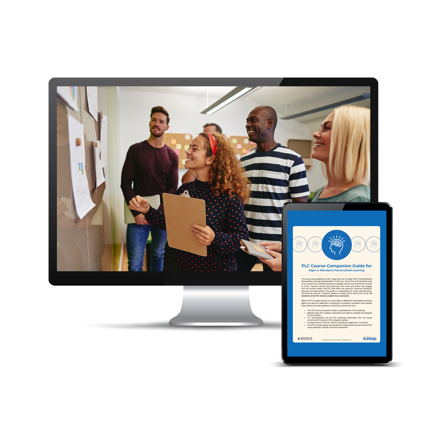 PLC Course Companion Guide for Rigor in Blended & Personalized Learning – Course 4/6 (Downloadable PDF)