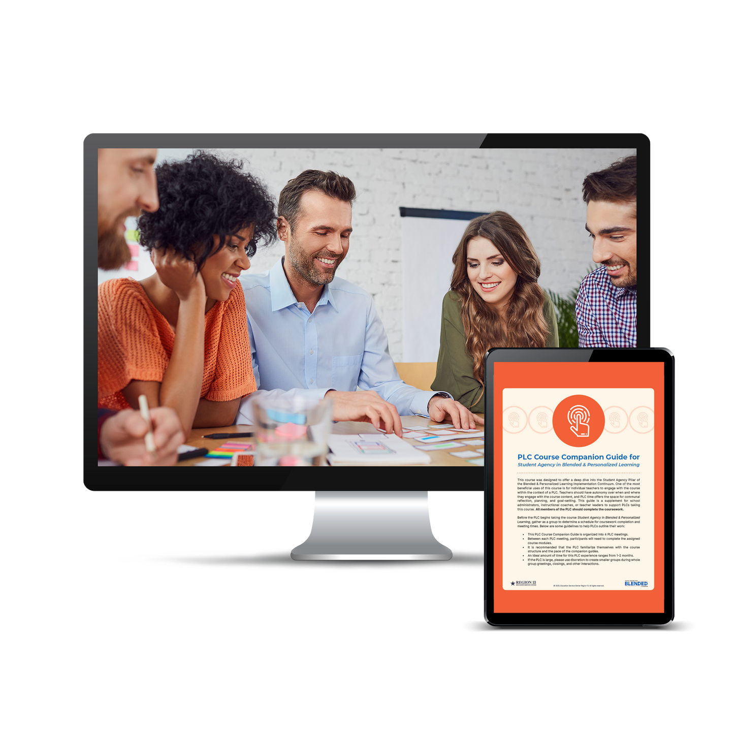 PLC Course Companion Guide for Student Agency in Blended & Personalized Learning - Course 3/6 (Downloadable PDF)