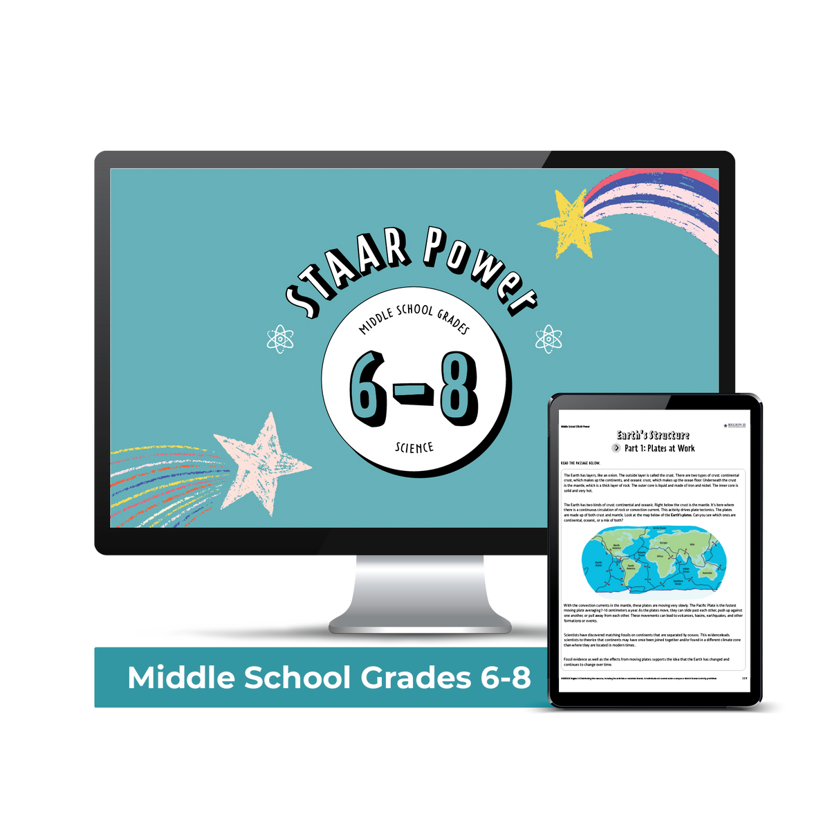 Science STAAR Power: Middle School - Individual License (Downloadable PDF)