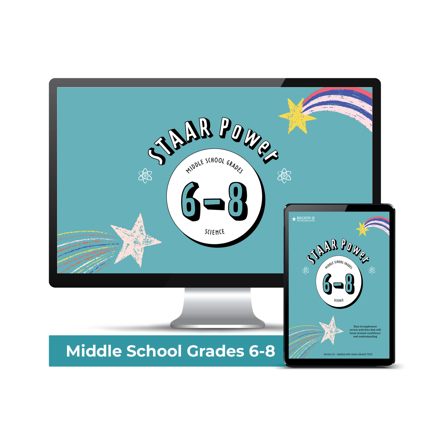 Science STAAR Power: Middle School - New TEKS Edition (Coming Soon) (Downloadable PDF)