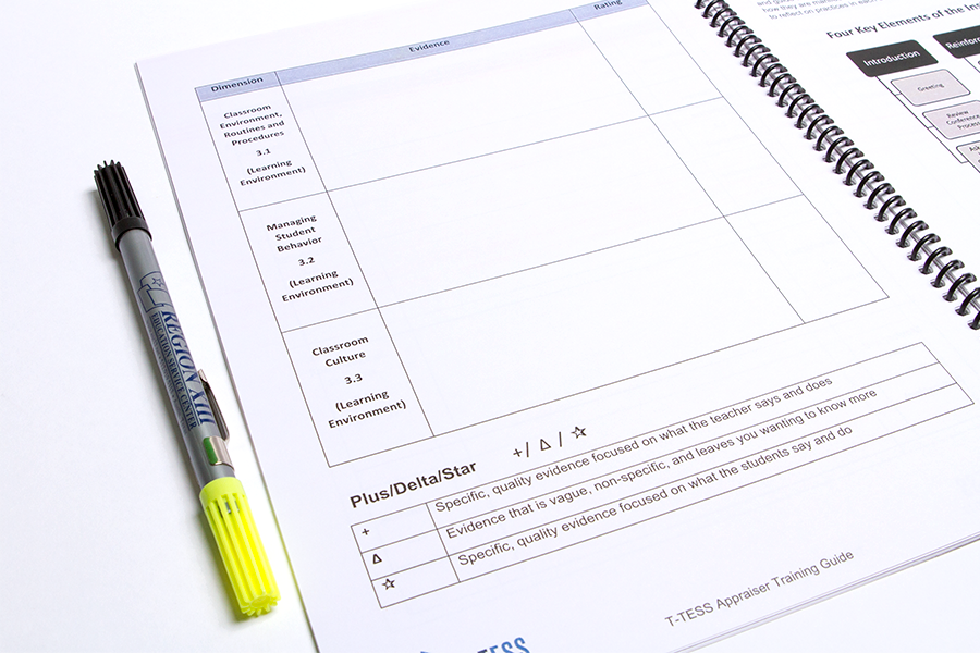 T-TESS Appraiser Training Guide & Rubric Participant Handouts