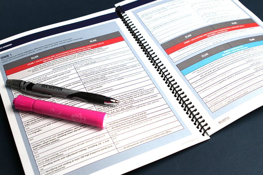SLAR TEKS Handbook: K-5 (Spiral-Bound)