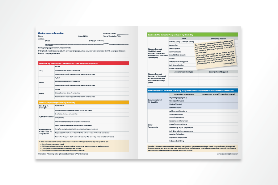 Transition Planning At-A-Glance Series: Summary of Performance (Paperback)