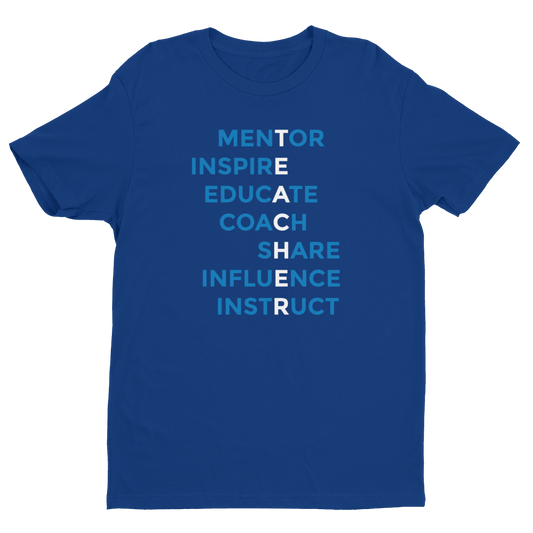 Teacher Responsibli-TEE (Unisex) Royal Blue