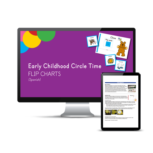 Early Childhood Circle Time Flip Charts - Spanish (Downloadable PDFs)