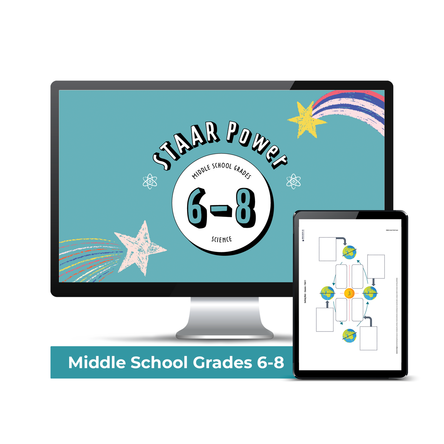 Science STAAR Power: Middle School - Individual License (Downloadable PDF)
