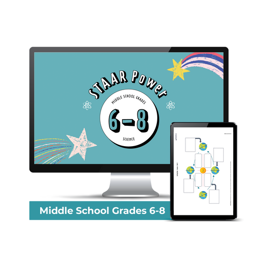 Science STAAR Power: Middle School - Individual License (Downloadable PDF)