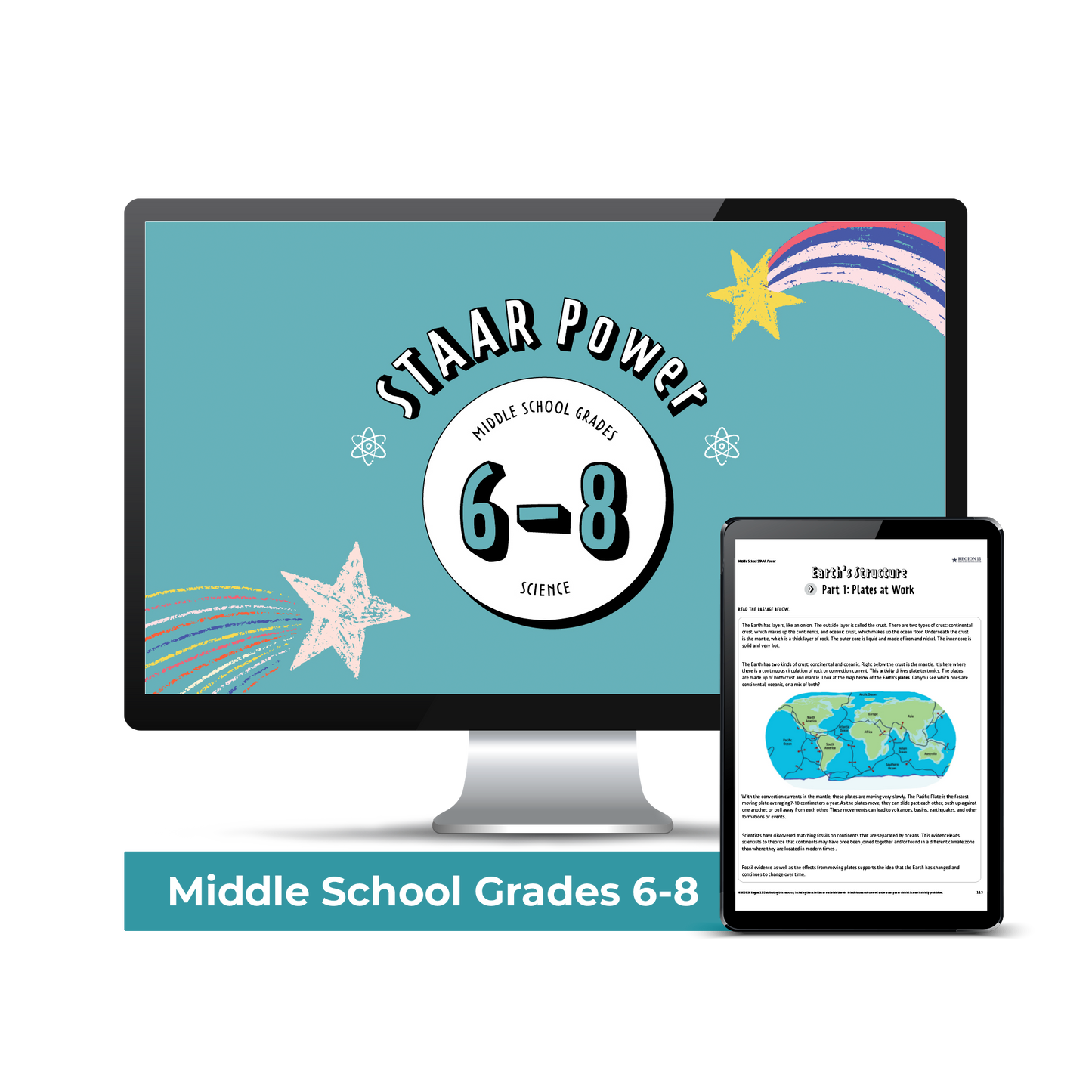 Science STAAR Power: Middle School - Individual License (Downloadable PDF)