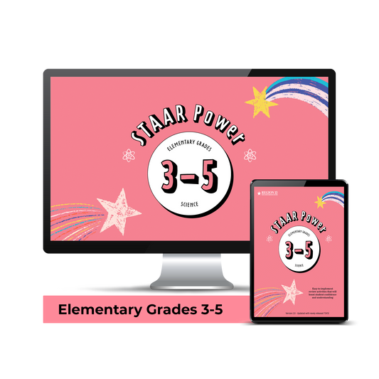 Science STAAR Power: Elementary - New TEKS Edition (Coming Soon) (Downloadable PDF)