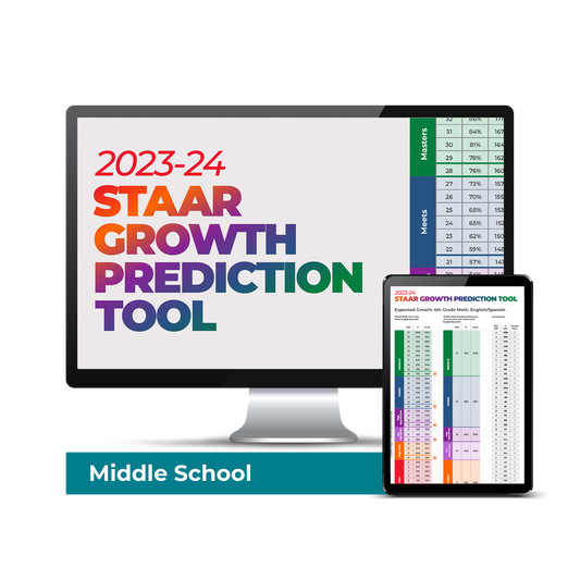 2023-24 STAAR Growth Prediction Tool: Middle School Campus License (Downloadable Tools)