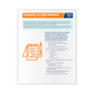 Preview of the first page of the Transition Planning At-A-Glance Series: Summary of Performance (SOP) (Paperback) featuring key supports the SOP provideds for students as they approach graduation. 