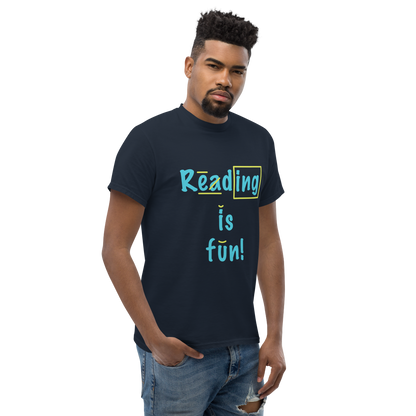 Reading is Fun! T-Shirt (Unisex) Black or Navy