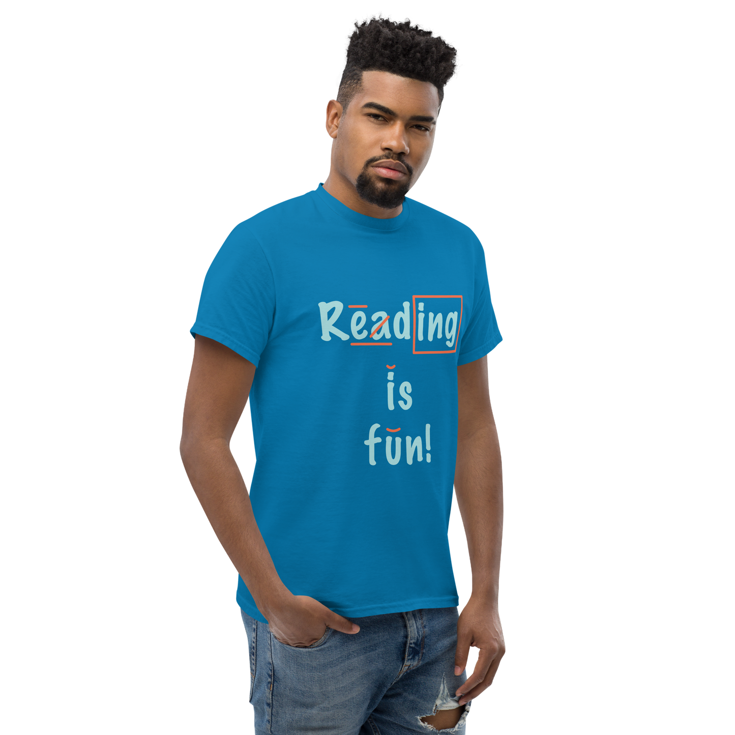 Reading is Fun! T-Shirt (Unisex) Royal Blue or Sapphire