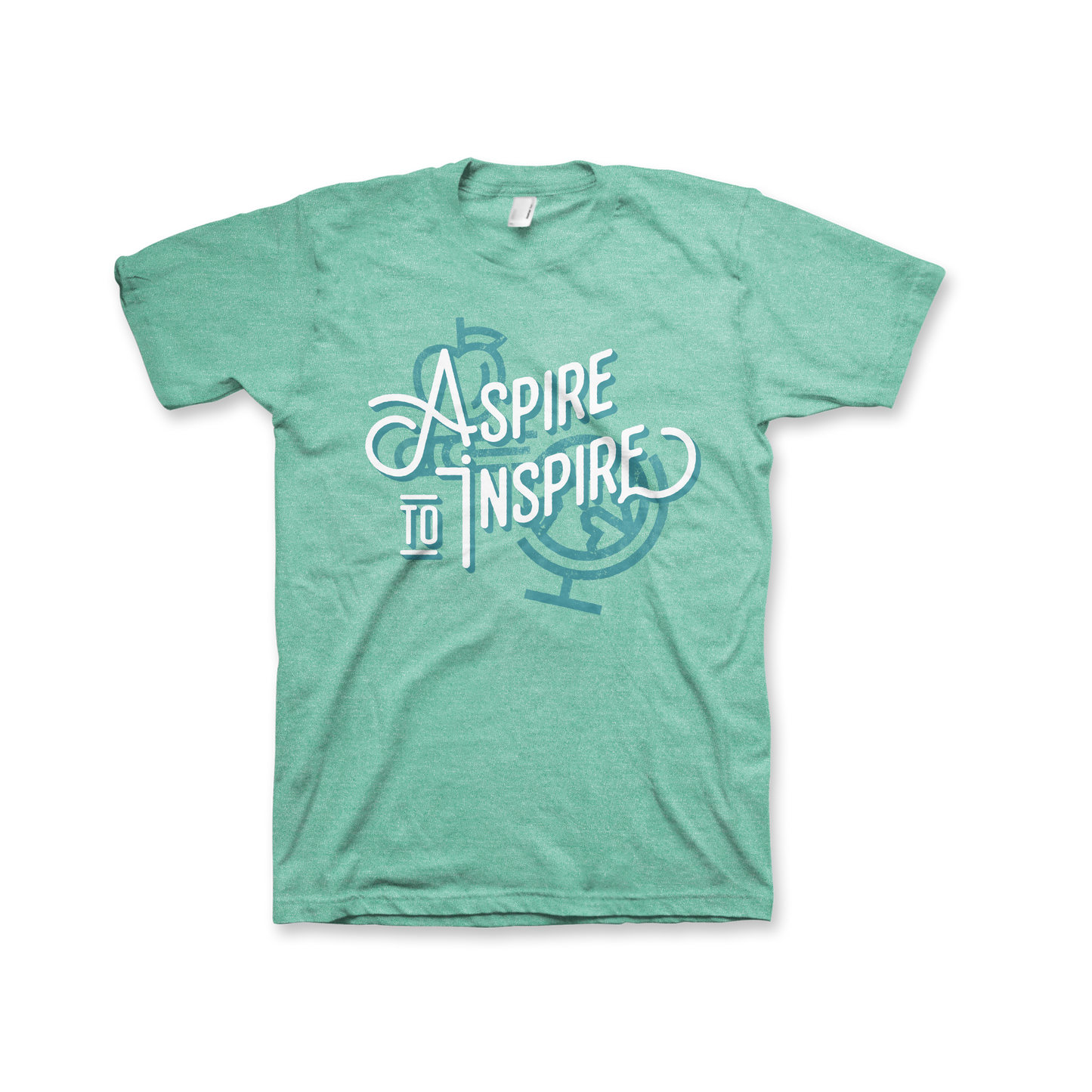 Aspire to Inspire T-Shirt (Unisex) Heather Mint