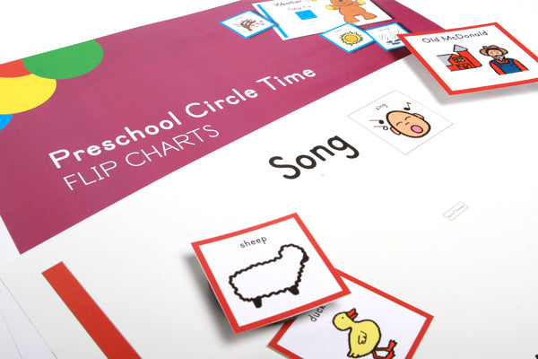 Early Childhood Circle Time Flip Charts (Set of Posters)