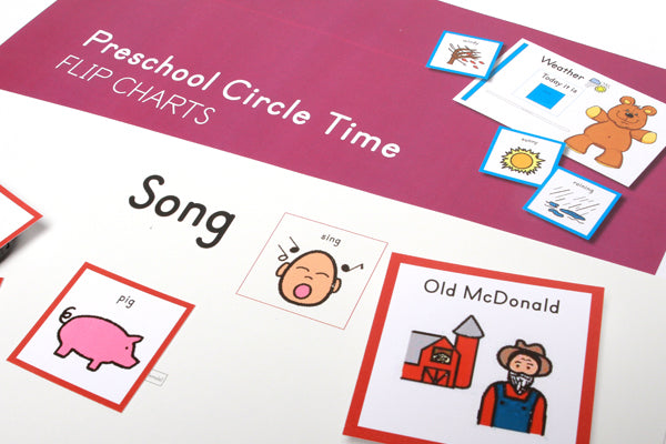 Early Childhood Circle Time Flip Charts (Set of Posters)