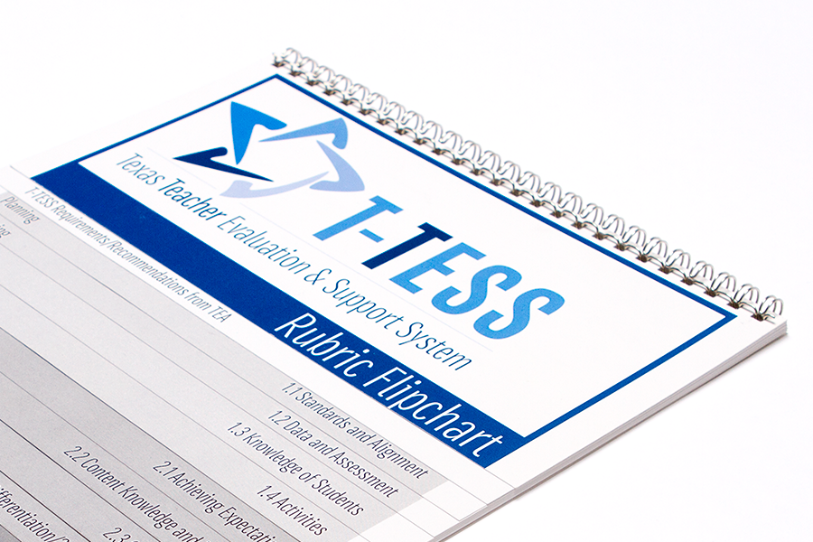 T-TESS Rubric Flipchart (Spiral-Bound)