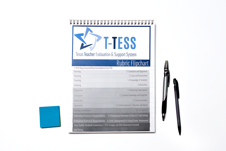 T-TESS Rubric Flipchart (Spiral-Bound)