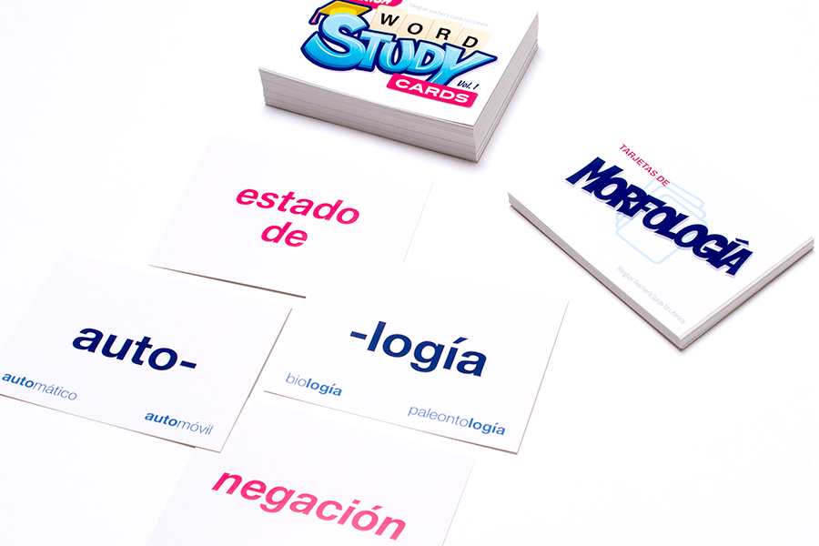Spanish Word Study Cards - Phonics and Morphology (Downloadable PDFs)