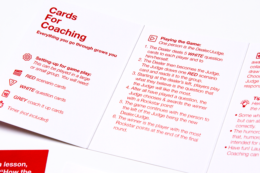 Cards For Coaching (Set of Cards)