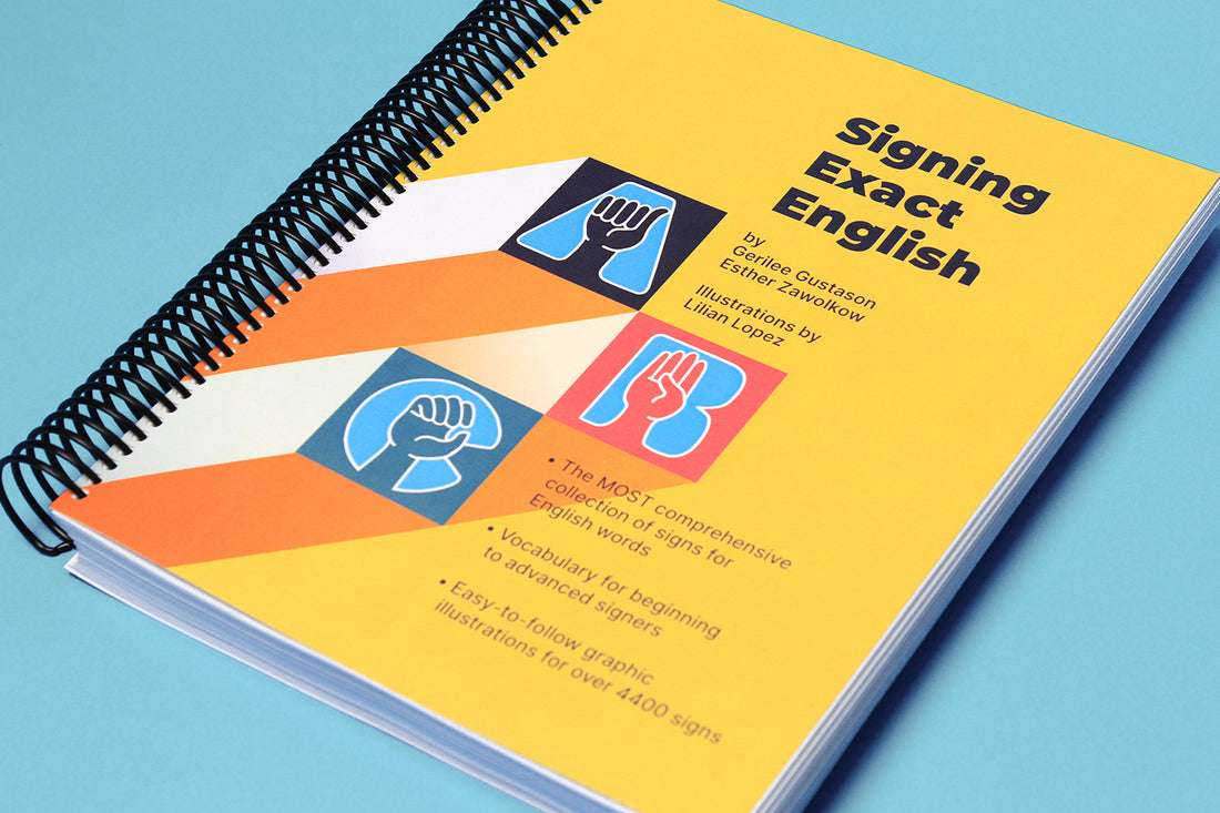 Signed English Examples Signing Exact English - Full Size Dictionary – Region 13 Products