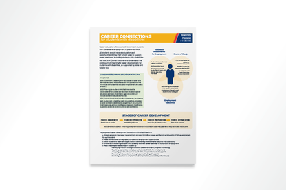 Transition Planning At-A-Glance Series:  Career Connections (Paperback)