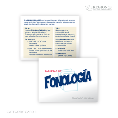 Spanish Word Study Cards - Phonics and Morphology (Downloadable PDFs)