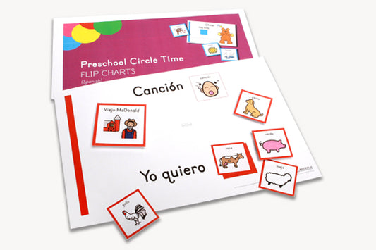 Early Childhood Circle Time Flip Charts - Spanish (Set of Posters)
