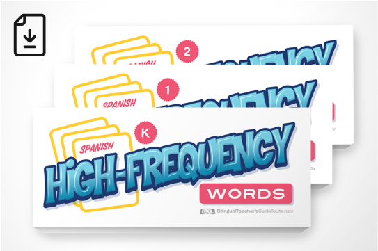 Spanish High-Frequency Words: K-2 Bundle (Downloadable PDFs)