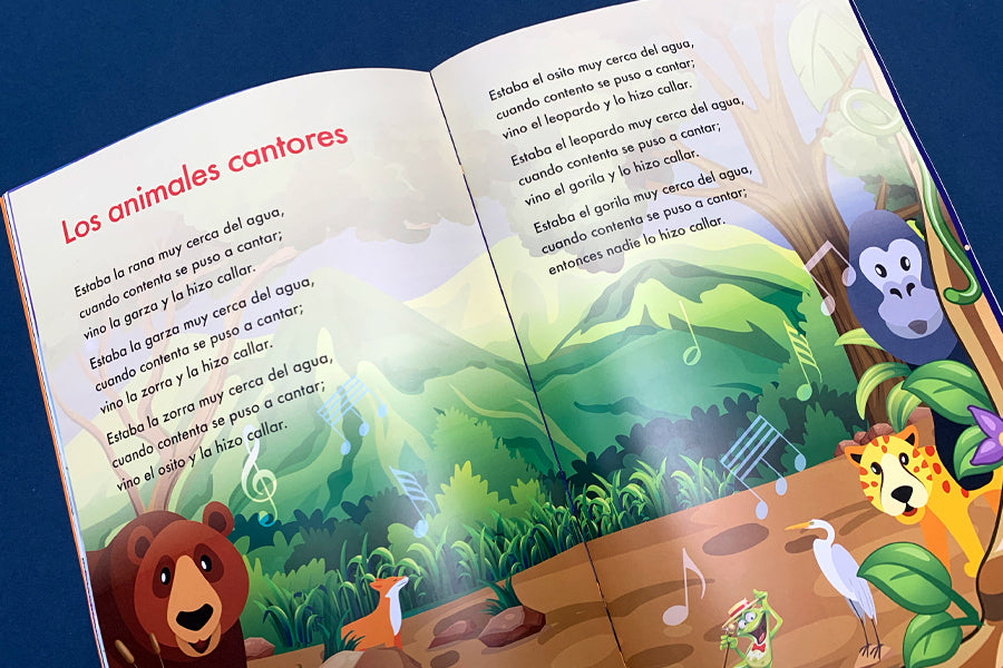 Canciones y rondas infantiles - Student Version (5-Pack Saddle-Stitched Books)