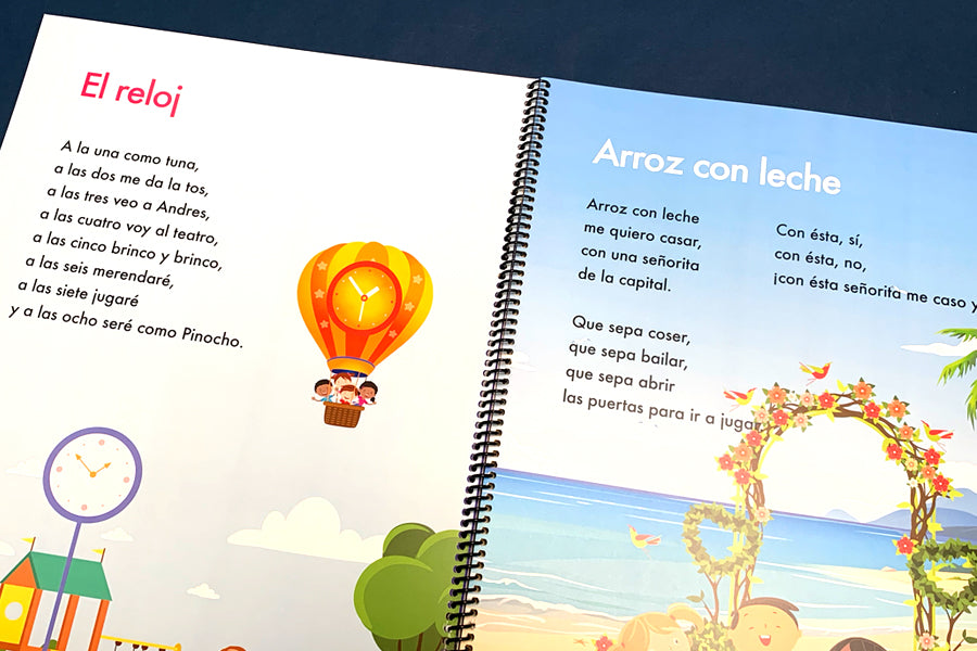 Canciones y rondas infantiles - Teacher Version (Spiral-Bound Big Book)