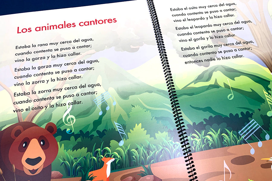 Canciones y rondas infantiles - Teacher Version (Spiral-Bound Big Book)