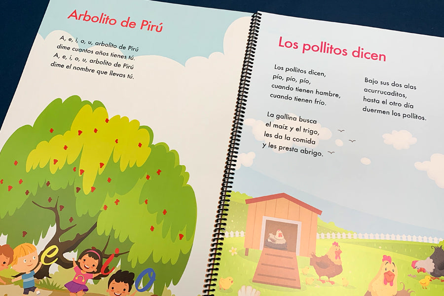 Canciones y rondas infantiles - Teacher Version (Spiral-Bound Big Book)