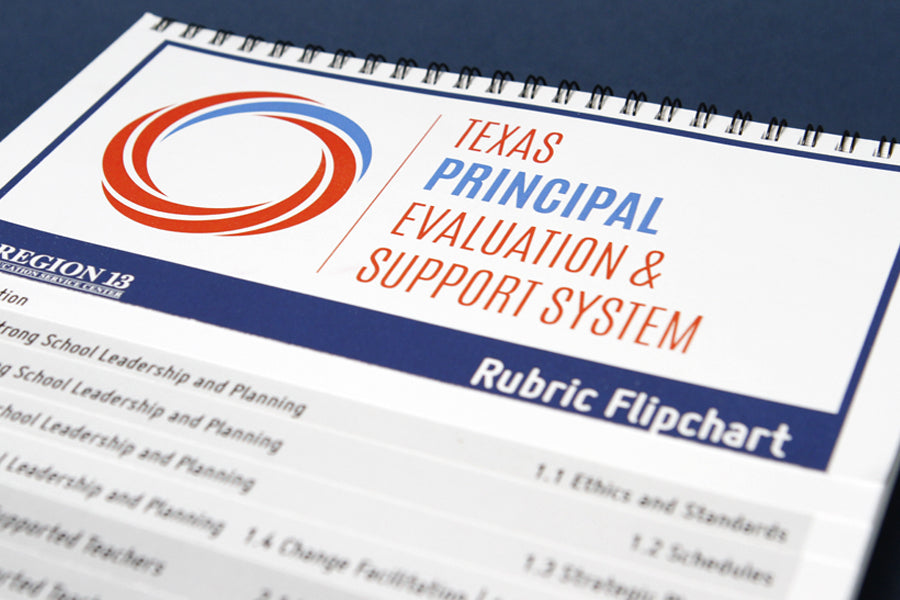 TPESS Rubric Flipchart (SpiralBound) Region 13 Products