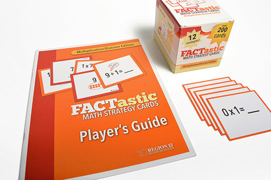 FACTastic Math Strategy System: Multiplication/Division (Set of Cards and Spiral-Bound Teacher's Guide)