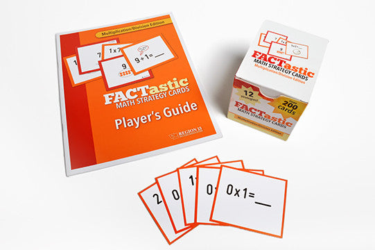 FACTastic Math Strategy System: Multiplication/Division (Set of Cards and Spiral-Bound Teacher's Guide)