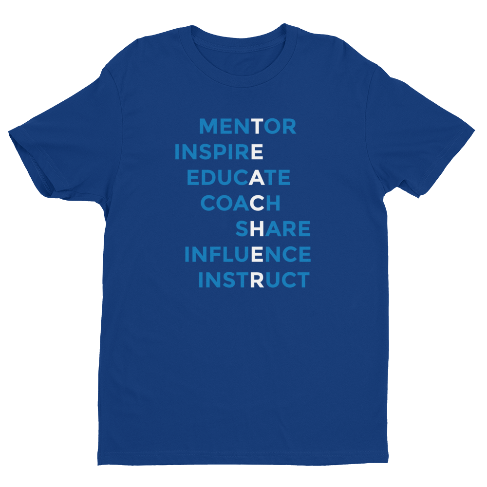 Teacher Responsibli-TEE (Unisex) Royal Blue